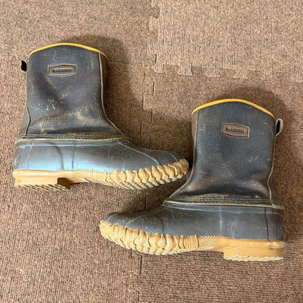 B+ Lacrosse Mesquite 11 Mens Brown 200G Thinsulate Insulated Duck Boots Size 11